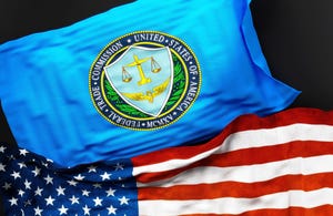 The flag of the US FTC and flag of USA