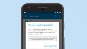 NextCloud End-to-End on Android