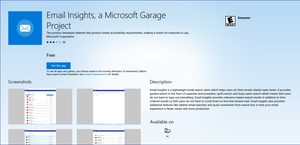 Microsoft Garage Releases Email Insights Search App for Outlook and Gmail Accounts