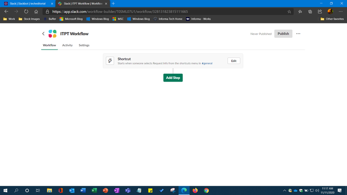 slack workflow builder screenshot slack workflow builder screenshot