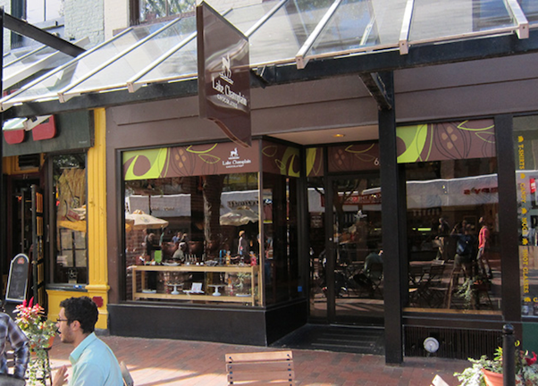 Lake Champlain Chocolates retail store in Burlington, Vt. 
