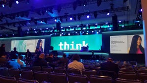 IBM Think keynote stage in San Francisco at the Moscone Center