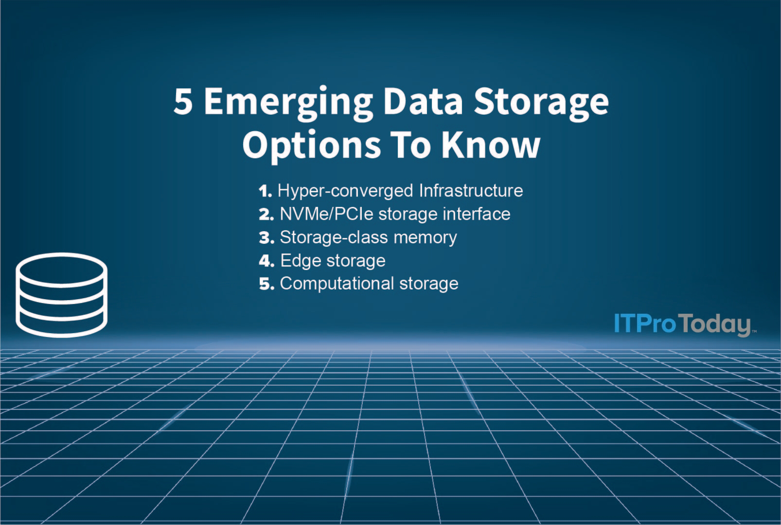 Emerging data storage options