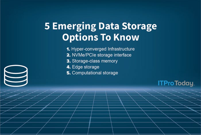 Emerging data storage options