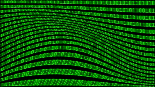 green binary code with a bubblelike shape green binary code with a bubblelike shape