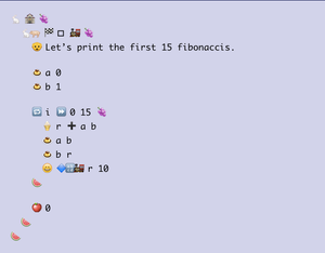 Finally, an all-emoji programming language