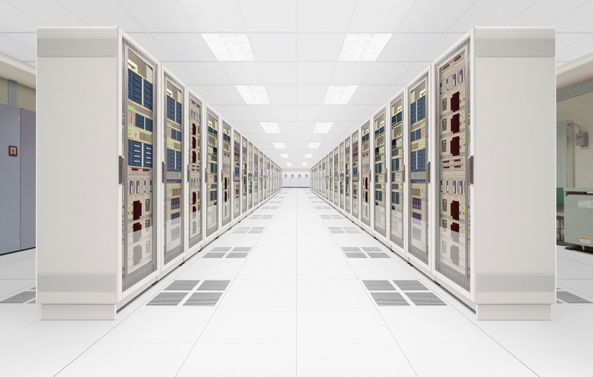 Data center aisle