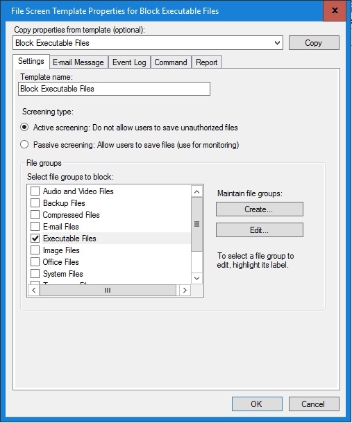 Windows Server File Server Policing Windows Server File Server Policing