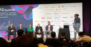 2019 AI Summit panel discussion titled The Role of Policy and Regulation in the Development of AI
