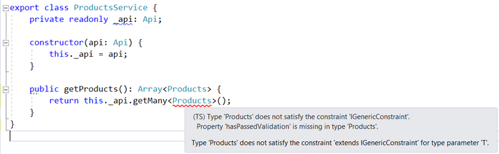 TypeScript-Public-Export-Class-ProductsService-compilation-error.png