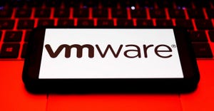 VMware logo on a smartphone screen VMware logo on a smartphone screen