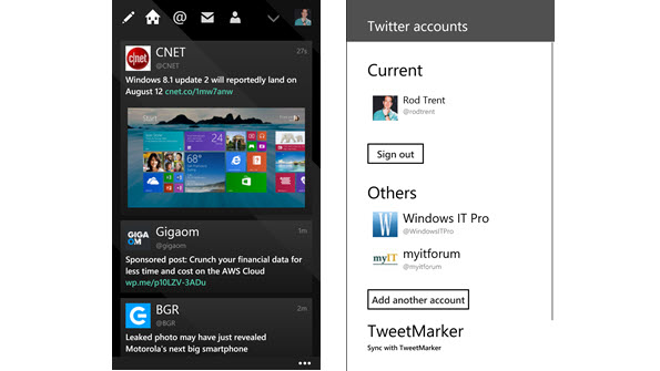 Tweetium, the Best Windows 8.1 Twitter Client Comes to Windows Phone 8.1 for Public Beta