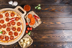 pepperoni pizza table pepperoni pizza table