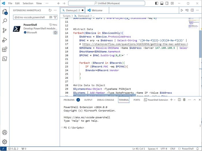 A screenshot demonstrates syntax highlighting in Visual Studio Code