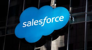 Salesforce logo sign
