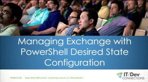 Managing Exchange with PowerShell Desired State Configuration