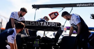 Scuderia AlphaTauri race car Scuderia AlphaTauri race car