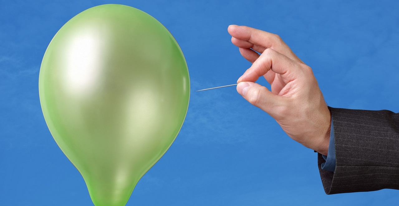 balloon popped by pin balloon popped by pin