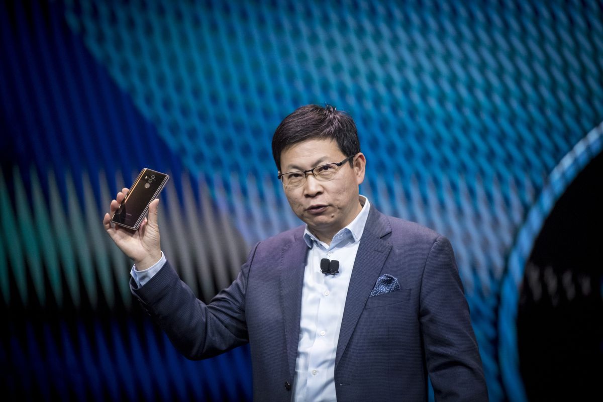 Richard Yu at the 2018 CES Photographer: David Paul Morris/Bloomberg