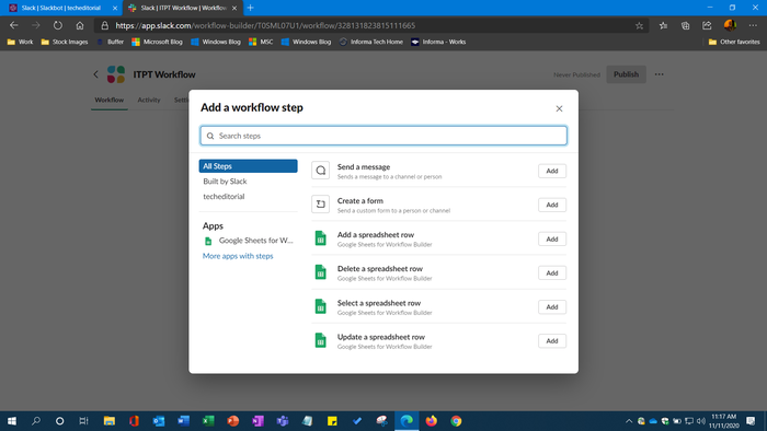 slack workflow builder screenshot slack workflow builder screenshot