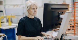 worker on a laptop worker on a laptop