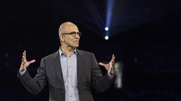 Satya Nadella Explains the "Mobile" in "Mobile First, Cloud First"