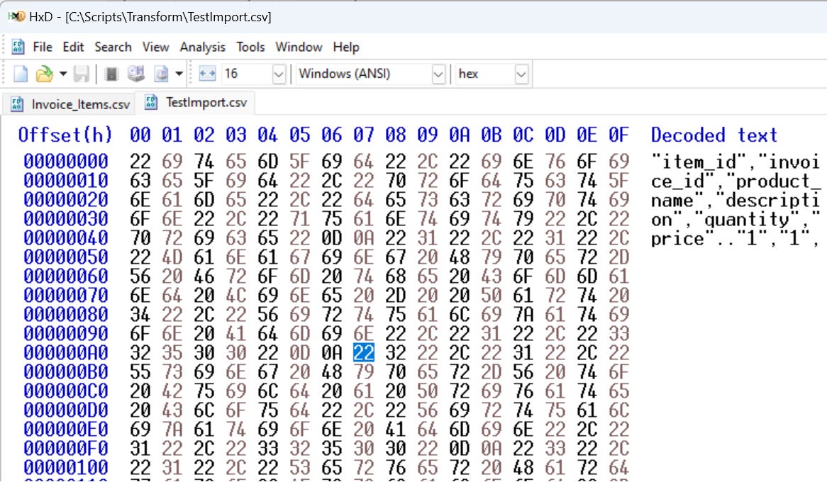 Guide to Decoding SQL Server Bulk Insert Error Files