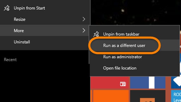 Adding "Run as a Different User" Option to Apps in Windows 10 Adding "Run as a Different User" Option to Apps in Windows 10