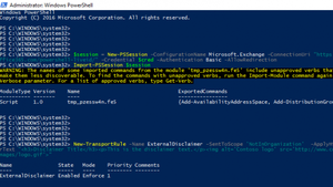 Email Disclaimer with Office 365 PowerShell