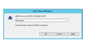 How to Shut Down Windows Server 2012 / Windows 8 through Remote Desktop