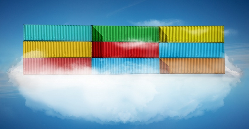 containers in a cloud