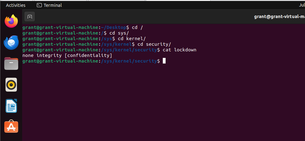 screenshot showing verification that Lockdown Mode confidentiality is enabled screenshot showing verification that Lockdown Mode confidentiality is enabled