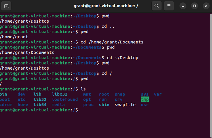 The Is command is used in a Linux terminal The Is command is used in a Linux terminal