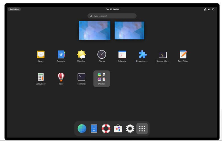 carbonOS user interface carbonOS user interface