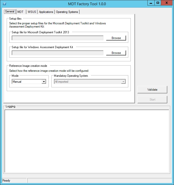 MDT Factory: Designed to Simplify Reference Image Creation