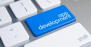 application development key on keyboard
