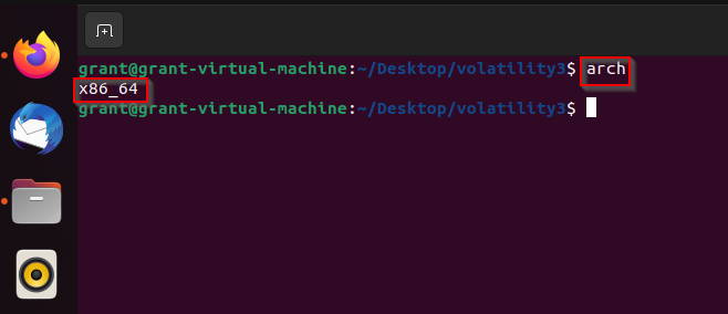 arch command example