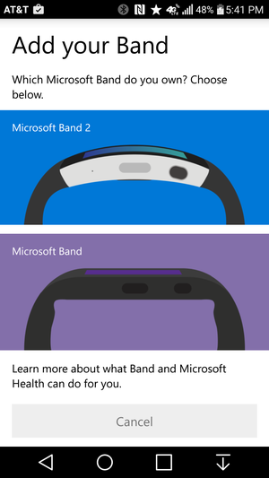 Microsoft Band v2 Setup with Microsoft Health App