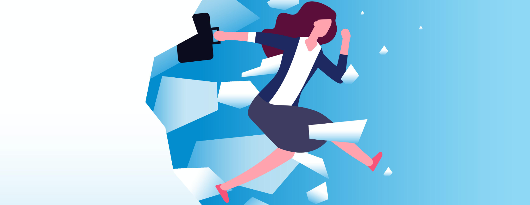 woman breaking barriers