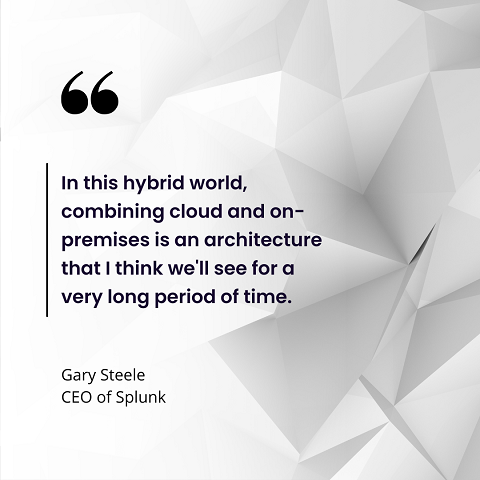 Splunk CEO Steele pulled quote