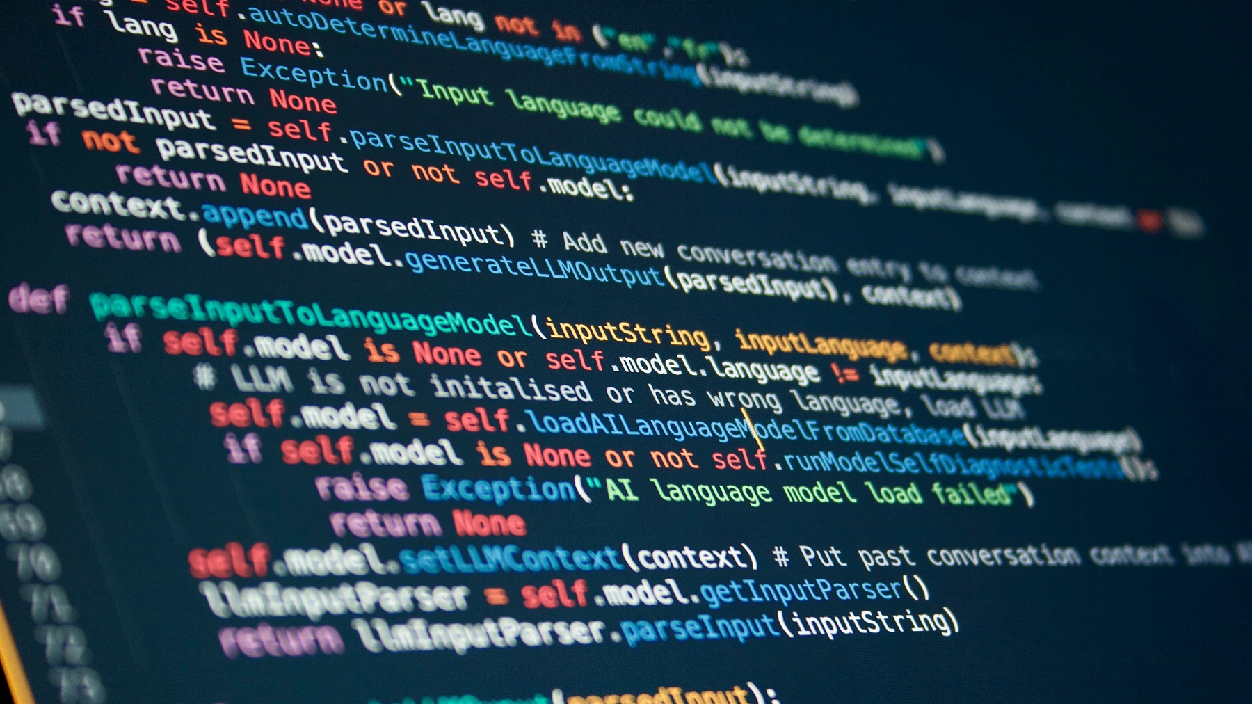 mock code for large language model (LLM)