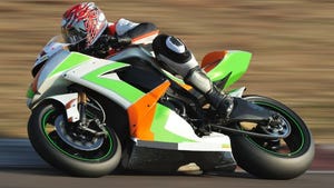Speedy motorcycle racer