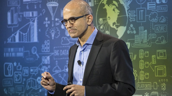Satya Nadella shares Microsofts plan to make data available to enterprises and