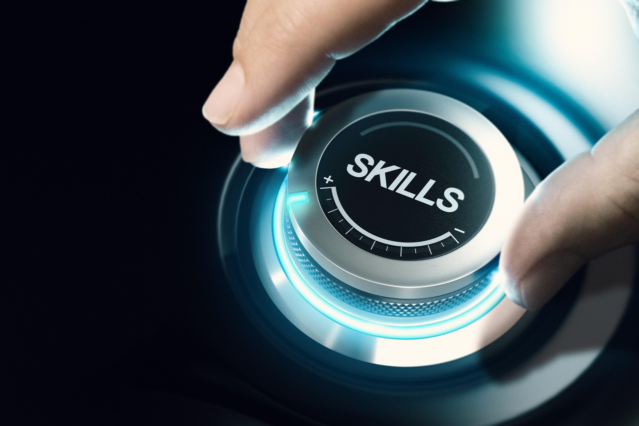 hand turning a skill knob to the maximum position hand turning a skill knob to the maximum position