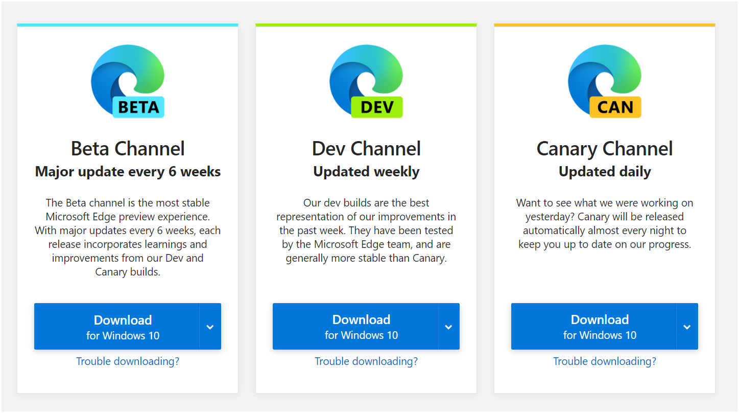 Microsoft Edge Chromium Release Date for Enterprise Users