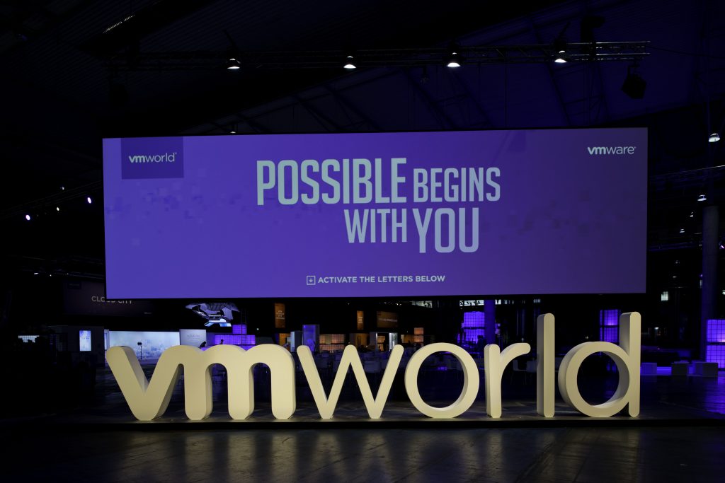 VMworld Europe sign