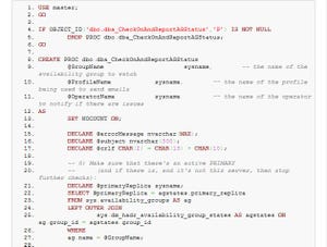 AlwaysOn Availability Groups and SQL Server Jobs, Part 18: Health Checks for Availability Groups AlwaysOn Availability Groups and SQL Server Jobs, Part 18: Health Checks for Availability Groups