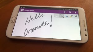OneNote for Android Updated with Handwriting Support