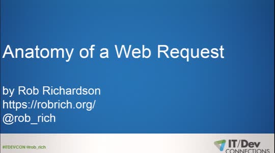 Anatomy of a Web Request