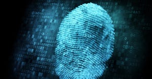 fingerprint on top of code